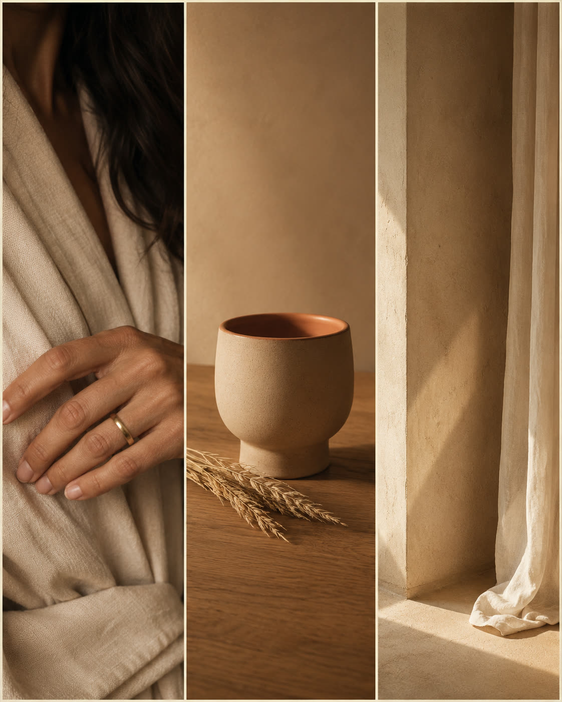 Presença, coherence of mood across every asset